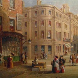 People talking in the street